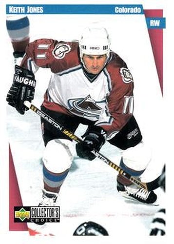 #59 Keith Jones - Colorado Avalanche - 1997-98 Collector's Choice Hockey