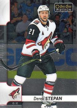 #59 Derek Stepan - Arizona Coyotes - 2017-18 O-Pee-Chee Platinum Hockey