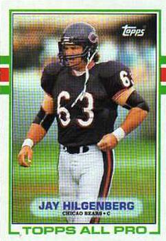 #59 Jay Hilgenberg - Chicago Bears - 1989 Topps Football