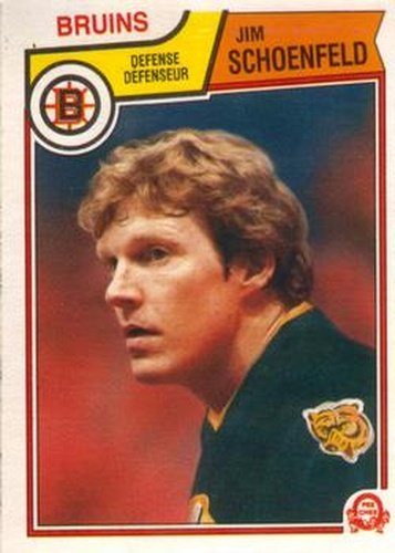 #59 Jim Schoenfeld - Boston Bruins - 1983-84 O-Pee-Chee Hockey