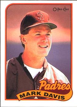 #59 Mark Davis - San Diego Padres - 1989 O-Pee-Chee Baseball