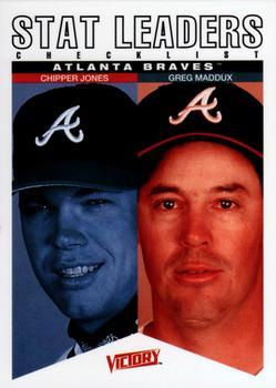 #59 Chipper Jones / Greg Maddux - Atlanta Braves - 2000 Upper Deck Victory Baseball