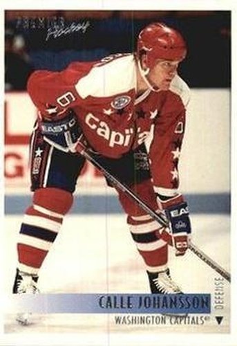 #59 Calle Johansson - Washington Capitals - 1994-95 Topps Premier Hockey