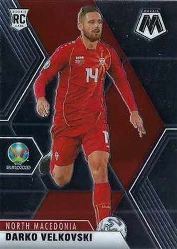 #59 Darko Velkovski - North Macedonia - 2021 Panini Mosaic UEFA EURO Soccer