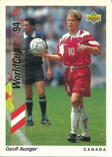 #59 Geoff Aunger - Canada - 1993 Upper Deck World Cup Preview English/Spanish Soccer