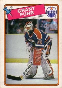 #59 Grant Fuhr - Edmonton Oilers - 1988-89 O-Pee-Chee Hockey