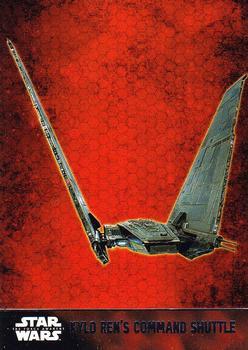 #59 Kylo Ren's Command Shuttle - 2015 Topps Star Wars The Force Awakens