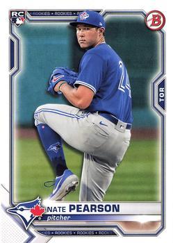 #59 Nate Pearson - Toronto Blue Jays - 2021 Bowman Baseball