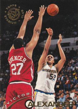 #59 Victor Alexander - Golden State Warriors - 1994-95 Stadium Club Basketball