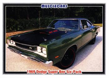 #59 1969 Dodge Super Bee Six-Pack - 1992 Collect-A-Card Muscle Cars