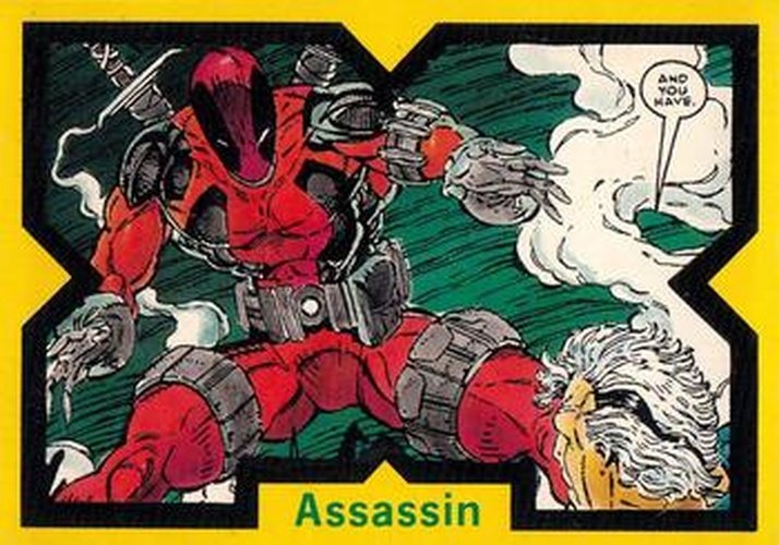 #59 Assassin - 1991 Marvel Comic Images X-Force