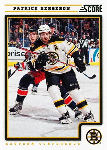 #59 Patrice Bergeron - Boston Bruins - 2012-13 Score Hockey