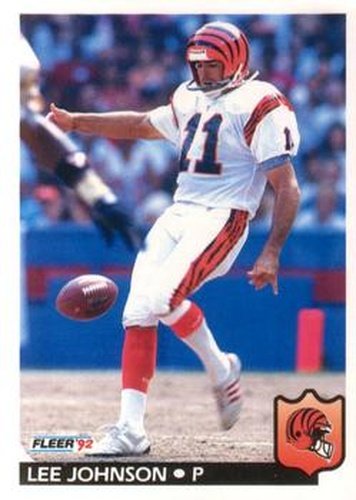 #59 Lee Johnson - Cincinnati Bengals - 1992 Fleer Football