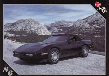 #59 1986 Corvette Sport Coupe - 1991 Collect-A-Card Vette Set