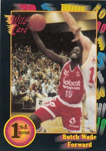 #59 Butch Wade - Michigan Wolverines - 1991-92 Wild Card Basketball