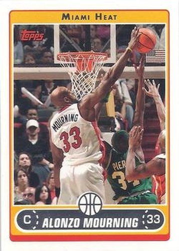 #59 Alonzo Mourning - Miami Heat - 2006-07 Topps Basketball