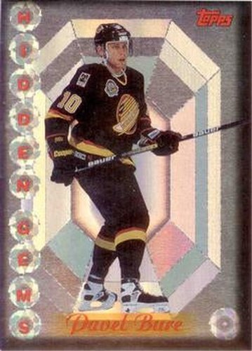 #5HG Pavel Bure - Vancouver Canucks - 1995-96 Topps Hockey - Hidden Gems