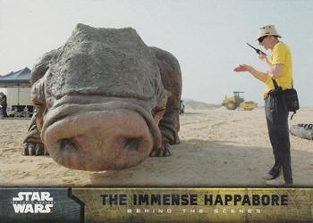 #5 The Immense Happabore - 2015 Topps Star Wars The Force Awakens - Behind The Scenes