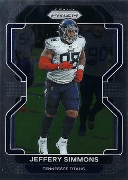 #5 Jeffery Simmons - Tennessee Titans - 2021 Panini Prizm Football