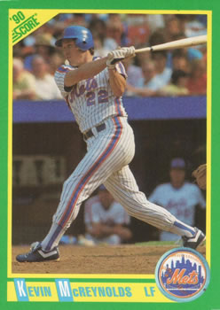 #5 Kevin McReynolds - New York Mets - 1990 Score Baseball
