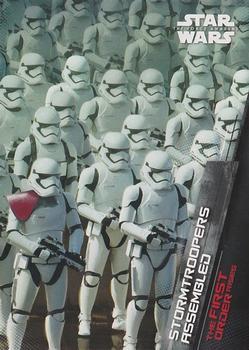 #5 Stormtroopers Assembled - 2015 Topps Star Wars The Force Awakens - The First Order Rises