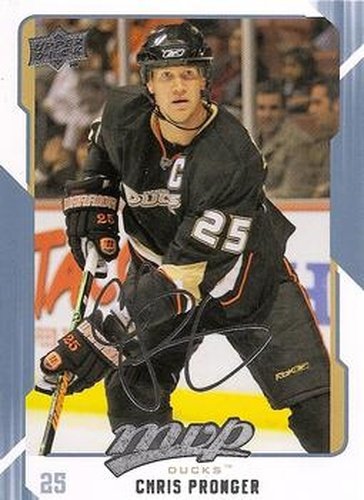 #5 Chris Pronger - Anaheim Ducks - 2008-09 Upper Deck MVP Hockey
