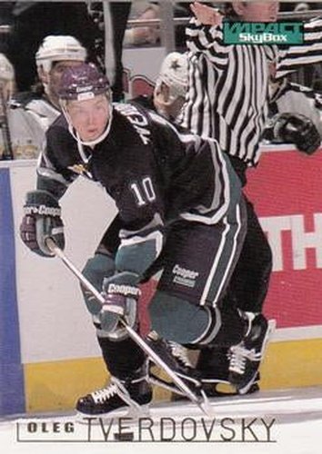 #5 Oleg Tverdovsky - Anaheim Mighty Ducks - 1995-96 SkyBox Impact Hockey