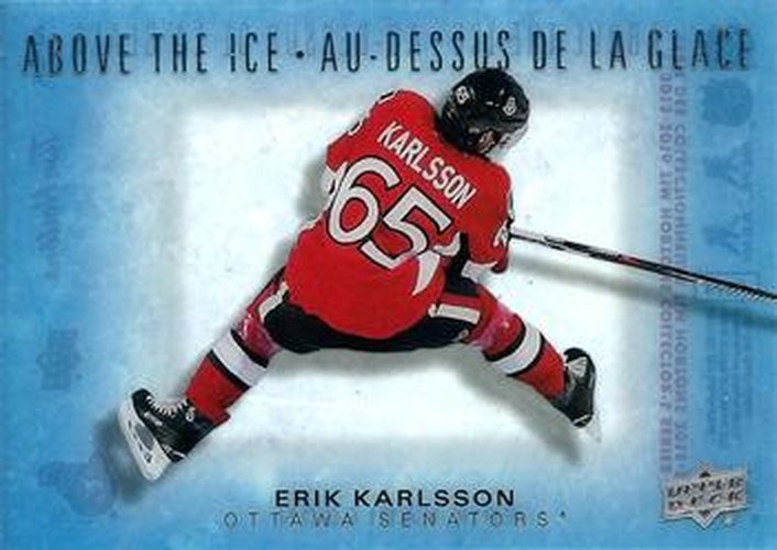 #AI-EK Erik Karlsson - Ottawa Senators - 2015-16 Upper Deck Tim Hortons Hockey - Above The Ice