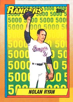 #5 Nolan Ryan - Texas Rangers - 1990 O-Pee-Chee Baseball