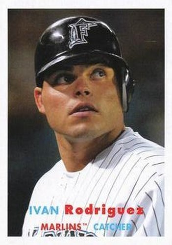 #5 Ivan Rodriguez - Florida Marlins - 2021 Topps Archives Baseball