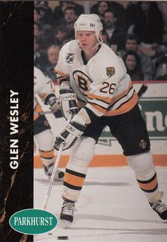 #5 Glen Wesley - Boston Bruins - 1991-92 Parkhurst Hockey