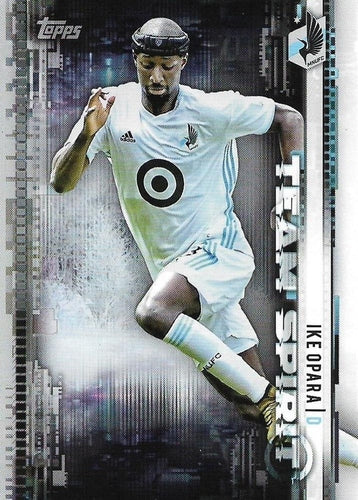 #TS-5 Ike Opara - Minnesota United FC - 2021 Topps MLS Soccer - Team Spirit