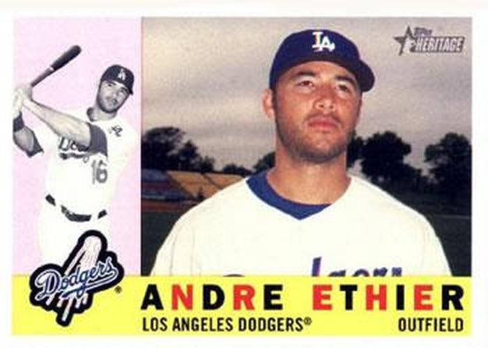 #5 Andre Ethier - Los Angeles Dodgers - 2009 Topps Heritage Baseball