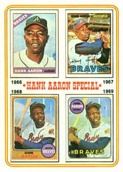 #5 Hank Aaron Special 1966-1969 - Atlanta Braves - 1974 Topps Baseball
