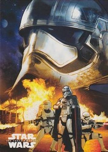 #5 Captain Phasma - 2015 Topps Star Wars The Force Awakens - Character Montage