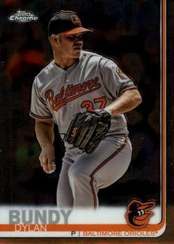 #5 Dylan Bundy - Baltimore Orioles - 2019 Topps Chrome Baseball