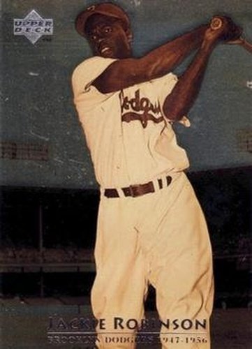 #5 Jackie Robinson - Brooklyn Dodgers - 1997 Upper Deck Baseball