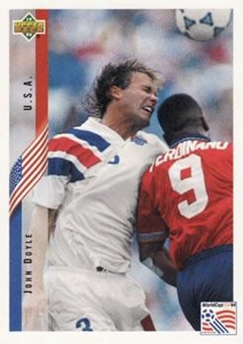 #5 John Doyle - USA - 1994 Upper Deck World Cup Contenders English/Spanish Soccer