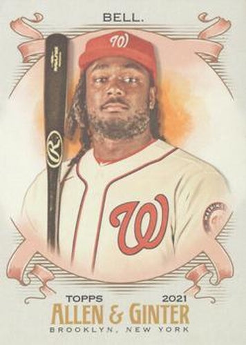 #5 Josh Bell - Washington Nationals - 2021 Topps Allen & Ginter Baseball