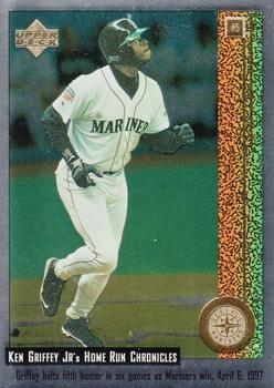 #5 Ken Griffey Jr. - Seattle Mariners - 1998 Upper Deck - Ken Griffey Jr.'s Home Run Chronicles Baseball