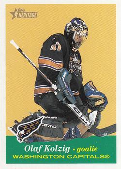 #5 Olaf Kolzig - Washington Capitals - 2001-02 Topps Heritage Hockey