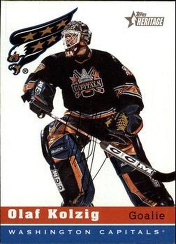 #5 Olaf Kolzig - Washington Capitals - 2000-01 Topps Heritage Hockey