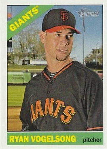 #5 Ryan Vogelsong - San Francisco Giants - 2015 Topps Heritage Baseball