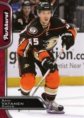 #5 Sami Vatanen - Anaheim Ducks - 2016-17 Parkhurst - Red Hockey