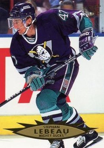 #5 Stephan Lebeau - Anaheim Mighty Ducks - 1995-96 Ultra Hockey