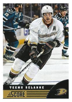 #5 Teemu Selanne - Anaheim Ducks - 2013-14 Score Hockey