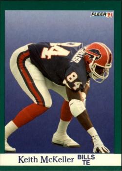 #5 Keith McKeller - Buffalo Bills - 1991 Fleer Football