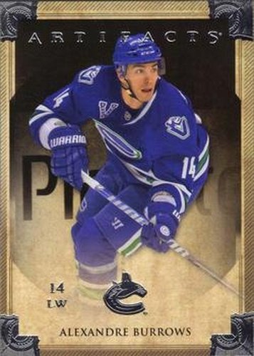 #5 Alexandre Burrows - Vancouver Canucks - 2013-14 Upper Deck Artifacts Hockey