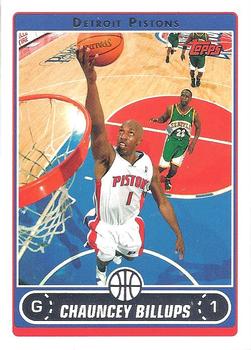 #5 Chauncey Billups - Detroit Pistons - 2006-07 Topps Basketball
