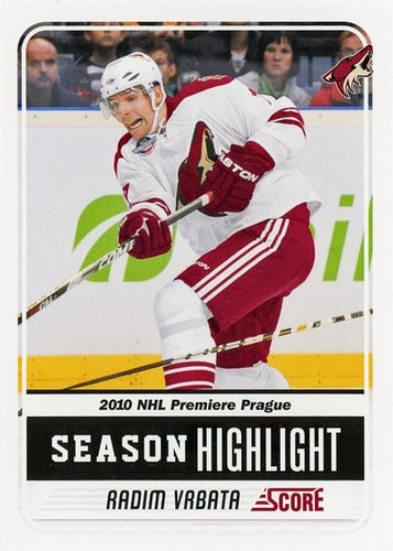 #5 Radim Vrbata - Phoenix Coyotes - 2011-12 Score Hockey